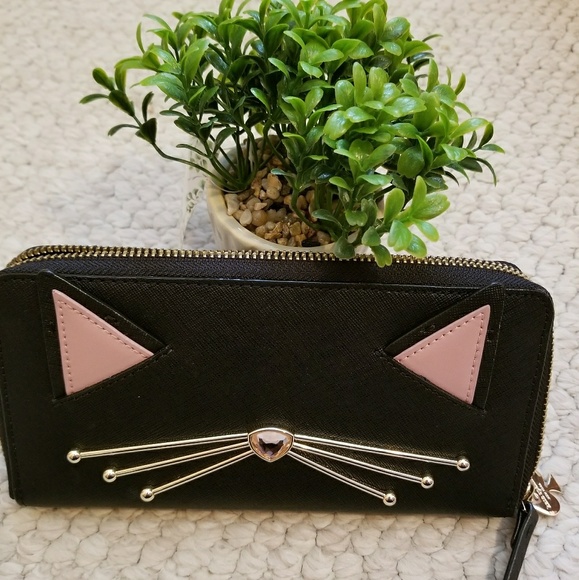 kate spade Handbags - Kate Spade Neda Cat Jazz Things Zip Wallet